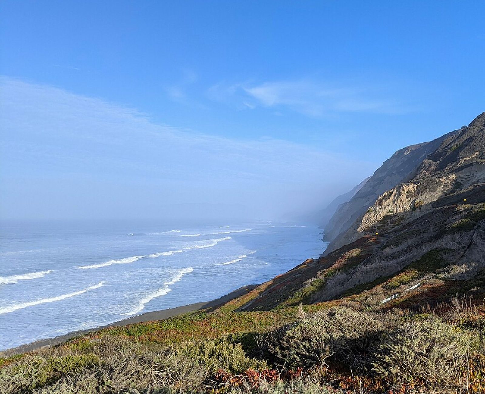 Sentinel Bluff, the last gap in the coastal trail corridor