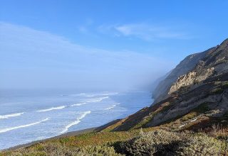 Sentinel Bluff, the last gap in the coastal trail corridor