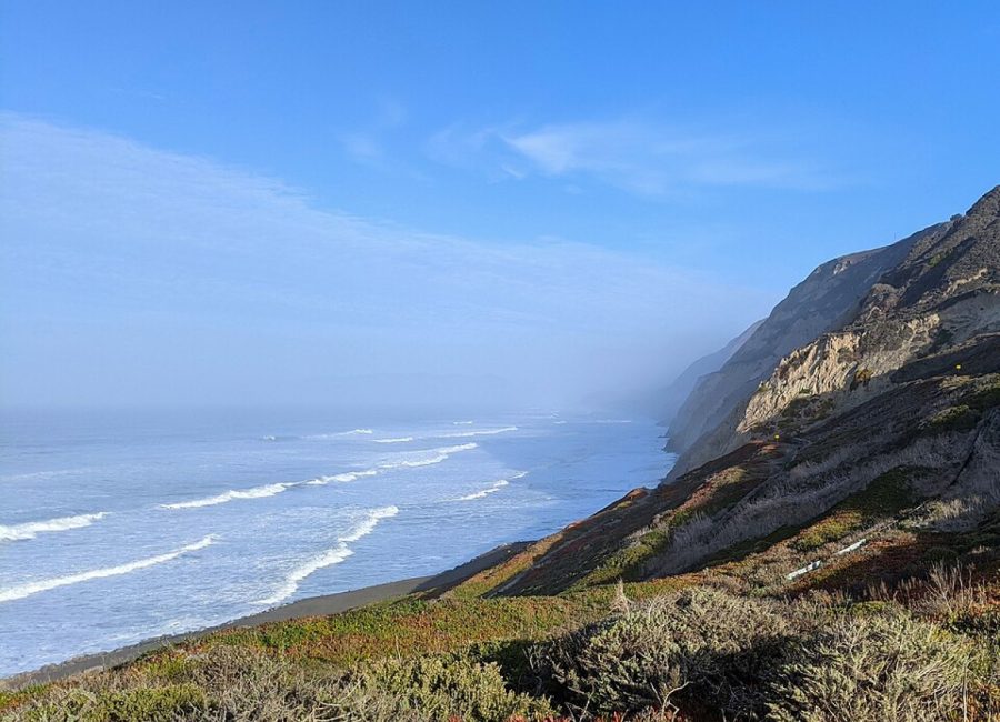 Sentinel Bluff, the last gap in the coastal trail corridor